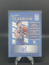 2021-22 Panini Donruss Elite - Jaden Springer - Rookie Yearbook Auto - #RY-JSP