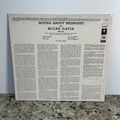 Miles Davis – 'Round About Midnight - Columbia – PC 8649 - 70's Stereo Reissue - Picture 5 of 8