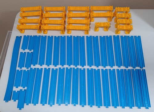 TOMY Thomas & Friends Track: 40 Straits, 1 Slope, & 19 Girders - 60 PIECE LOT