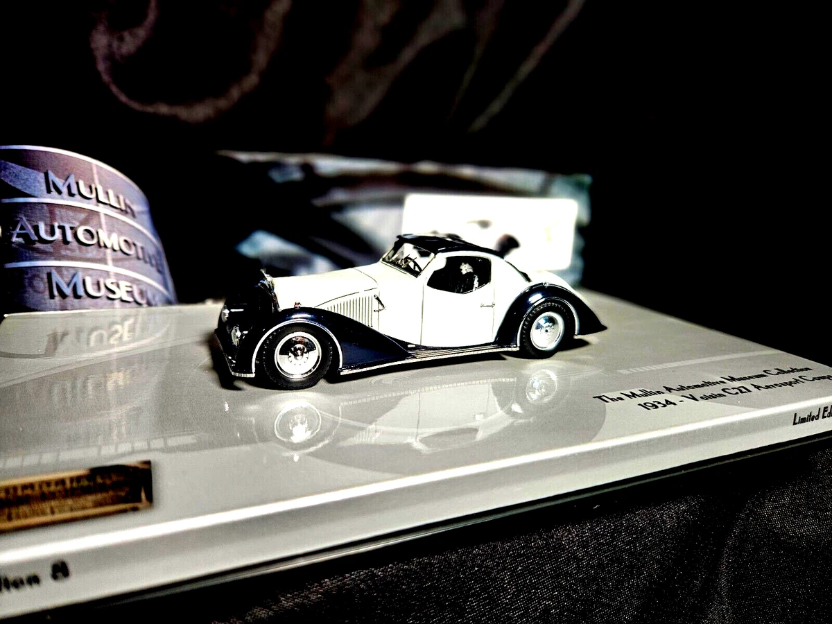Miniature Minichamps Horch 853A – 1/43 – Noire – Boîtier – Occasion
