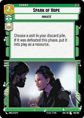 Spark of Hope - FOIL - Shadows of the Galaxy - Star Wars Unlimited
