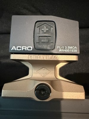 Aimpoint Acro PL-1 3.5MOA Red Dot With Reptilia Mount