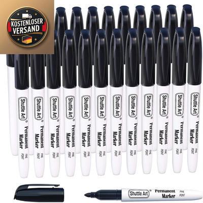 Shuttle Art 24er Set Permanentmarker Schwarz