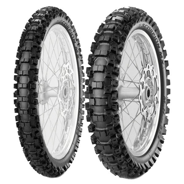 PAAR MOTORRADREIFEN PIRELLI 70/100-19 MX32 MID S DOT22 + 110/90-19 MX32 MID H - Bild 3