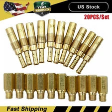 10Pcs Carburetor Main JETS kit & 10Pcs Slow Pilot Jet for PWK Keihin OKO CVK PWM