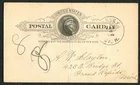 1892 Berlin to Grand Rapids MI Postal Card Asa W Slayton Wood Order Dickinson