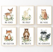 6 Kids Inspirational Print Prints only 8  X 7  