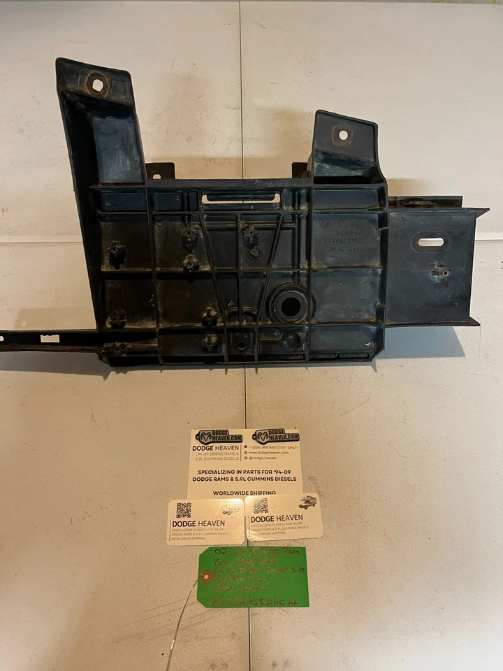 Bandeja de batería del lado del conductor 55275831 OEM 2002-2005 Dodge Ram 1500-3500 gasolina y diésel Foto 4 de 4