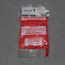 Vintage Aarons Melting Plastic Crystals Crafts 2oz Pink Old Stock NEW