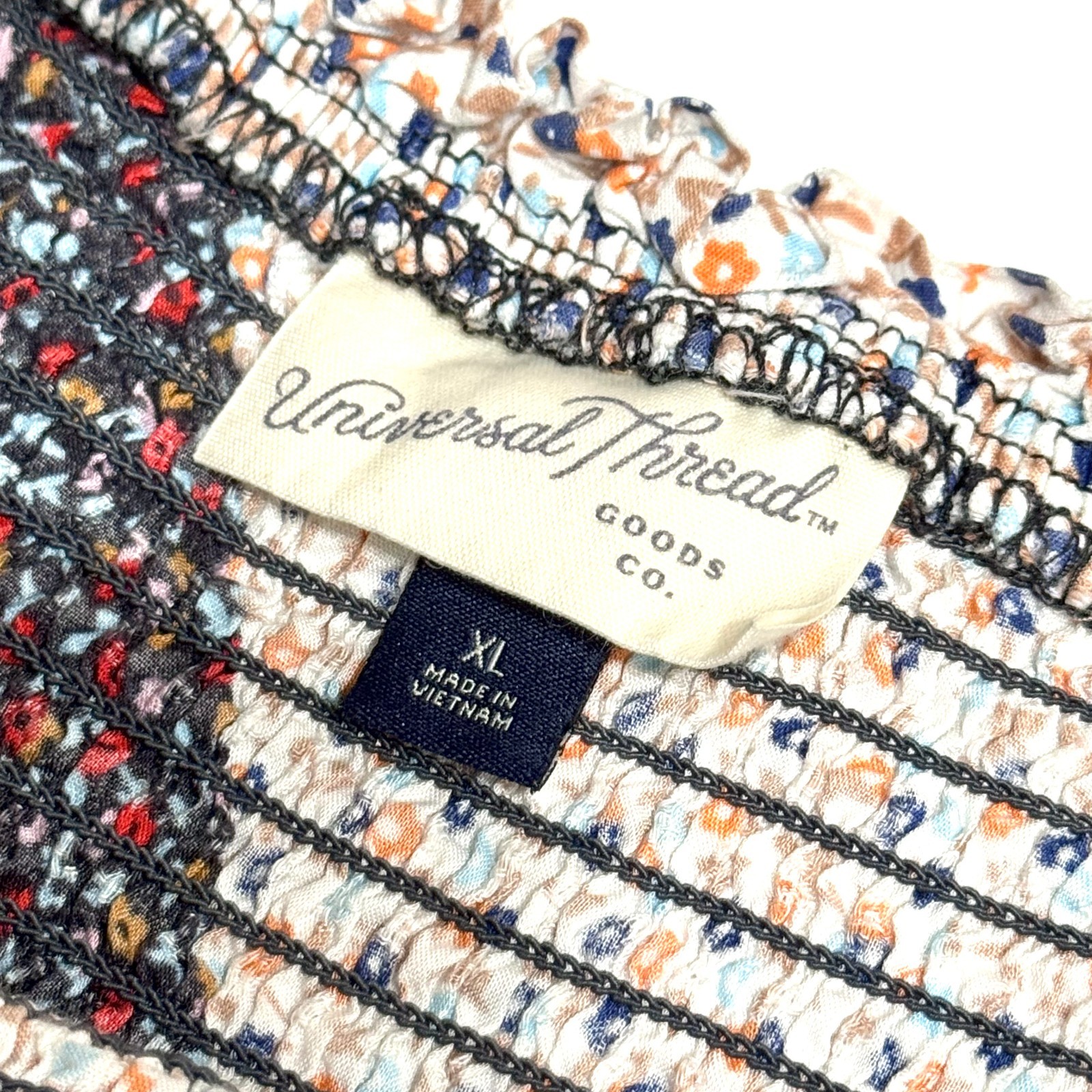 Universal Thread Patchwork Maxi Dress XL Floral S… - image 6