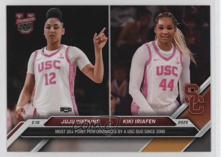 2024-25 Bowman U Now /1310 JuJu Watkins Kiki Iriafen #71 1la7