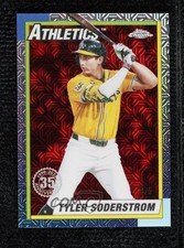 2025 Topps Update Red Refractor 4/5 Tyler Soderstrom #U90C-55 1n2n
