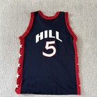 Champion Team USA Grant Hill #5 Atlanta 1996 Olympics Jersey Boys XL 18-20 — photo 6