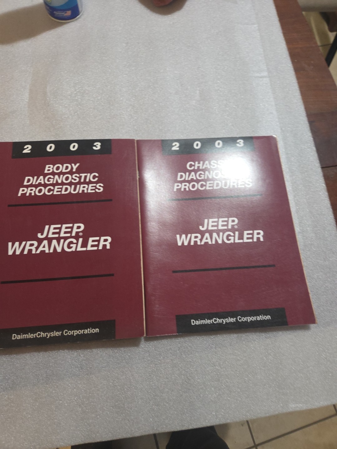 2003 Jeep Wrangler Chassis and Body Diagnostic Procedures Service Manuals