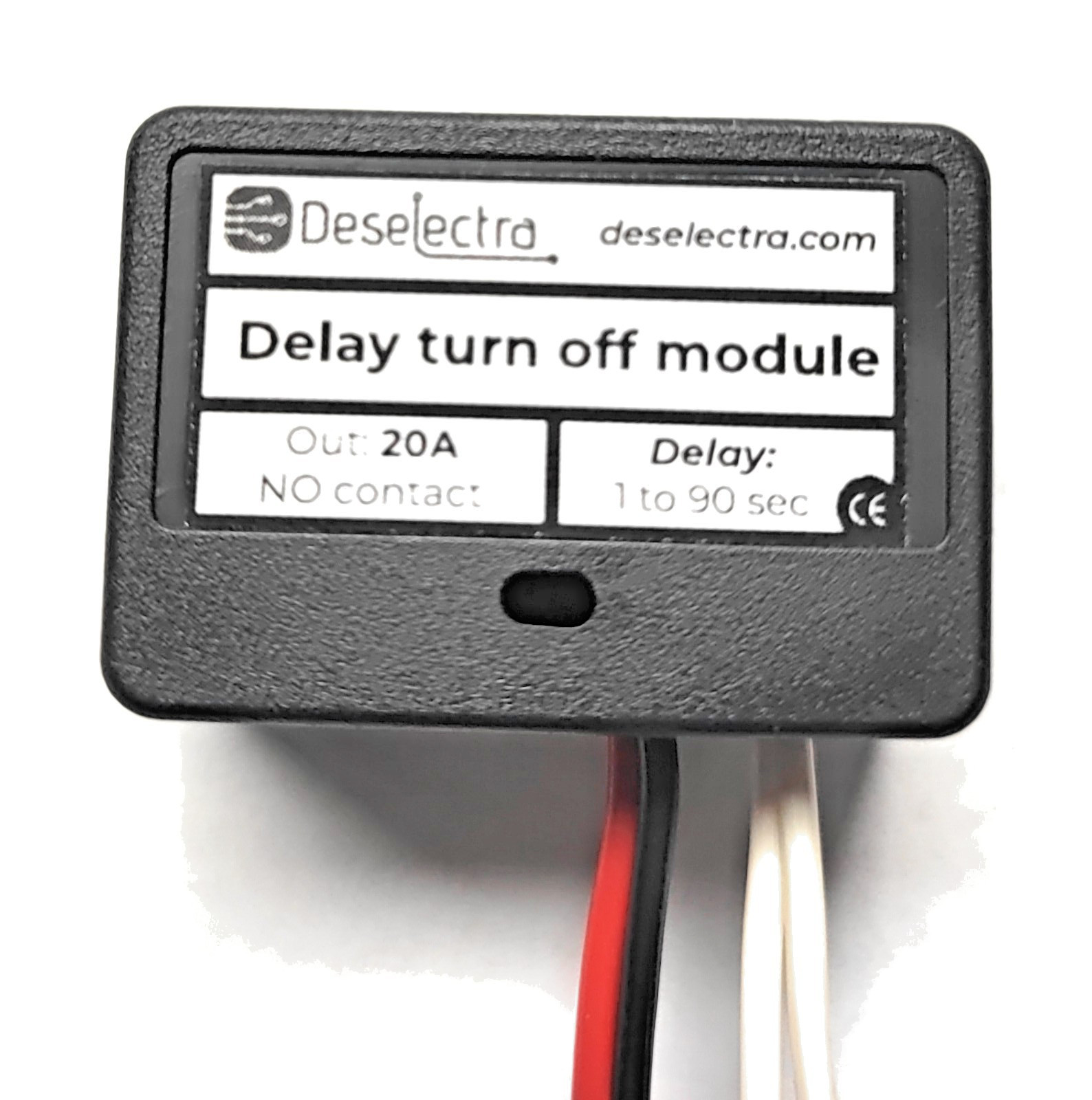 12V Delay OFF Timer Relay 0-90s 20A Small Universal Car Switch Module Kit
