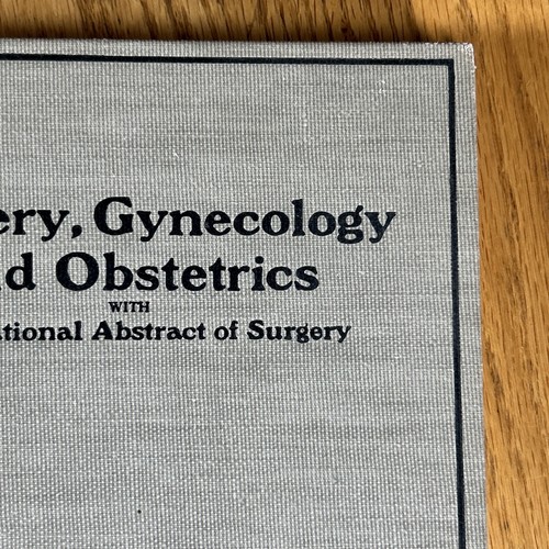Surgery Gynecology And Obstetrics With International Abstract Of Surgery 1942 - Imagen 3 de 24