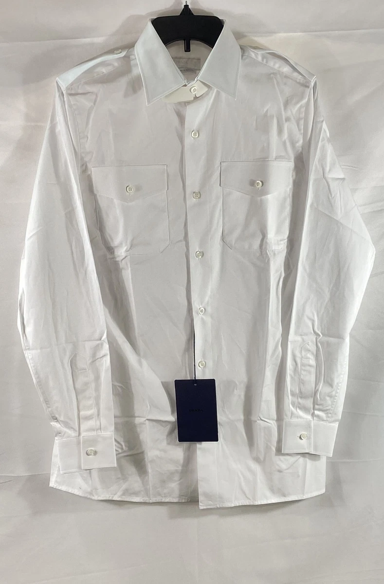 PRADA White Dress Shirts for Men for sale | eBay