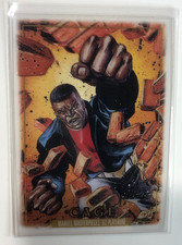 2024 Marvel Masterpieces 92 Platinum Cage #17 Clear Cut
