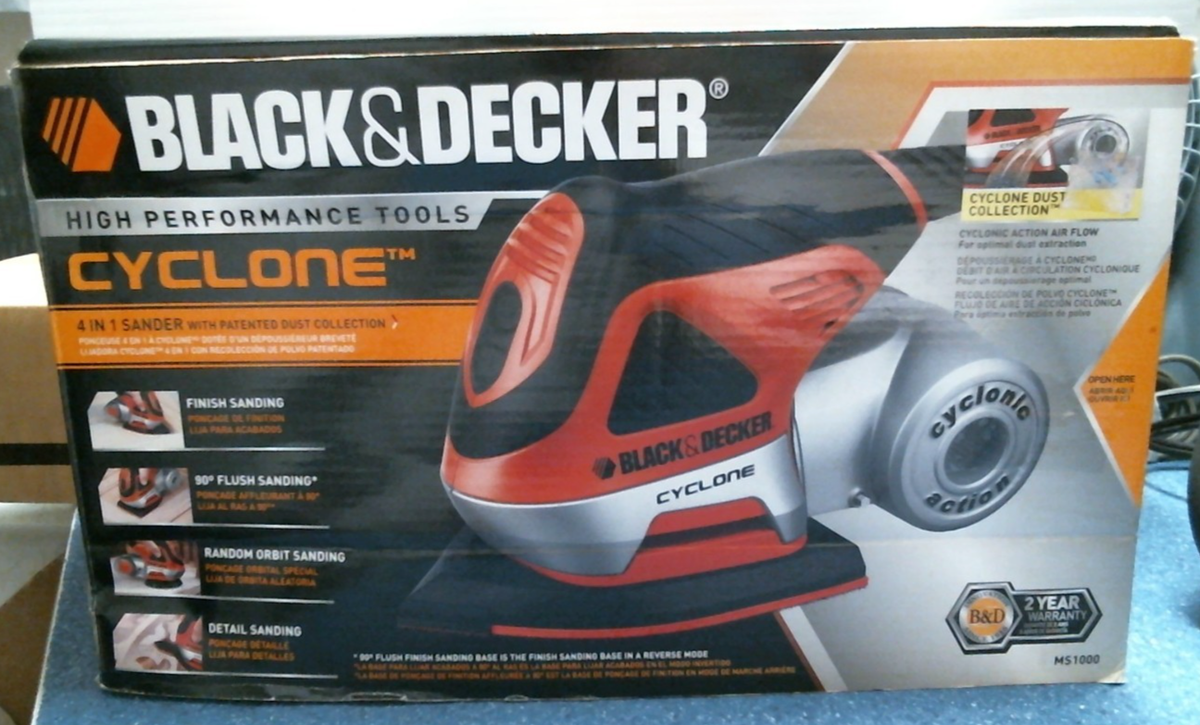 Black & Decker Cyclone 4-in-1 Multi Sander (MS1000) FS | eBay