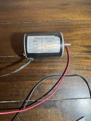 24V DC electric motor manufactured by Zhejiang Unite Motor Co., Ltd. 