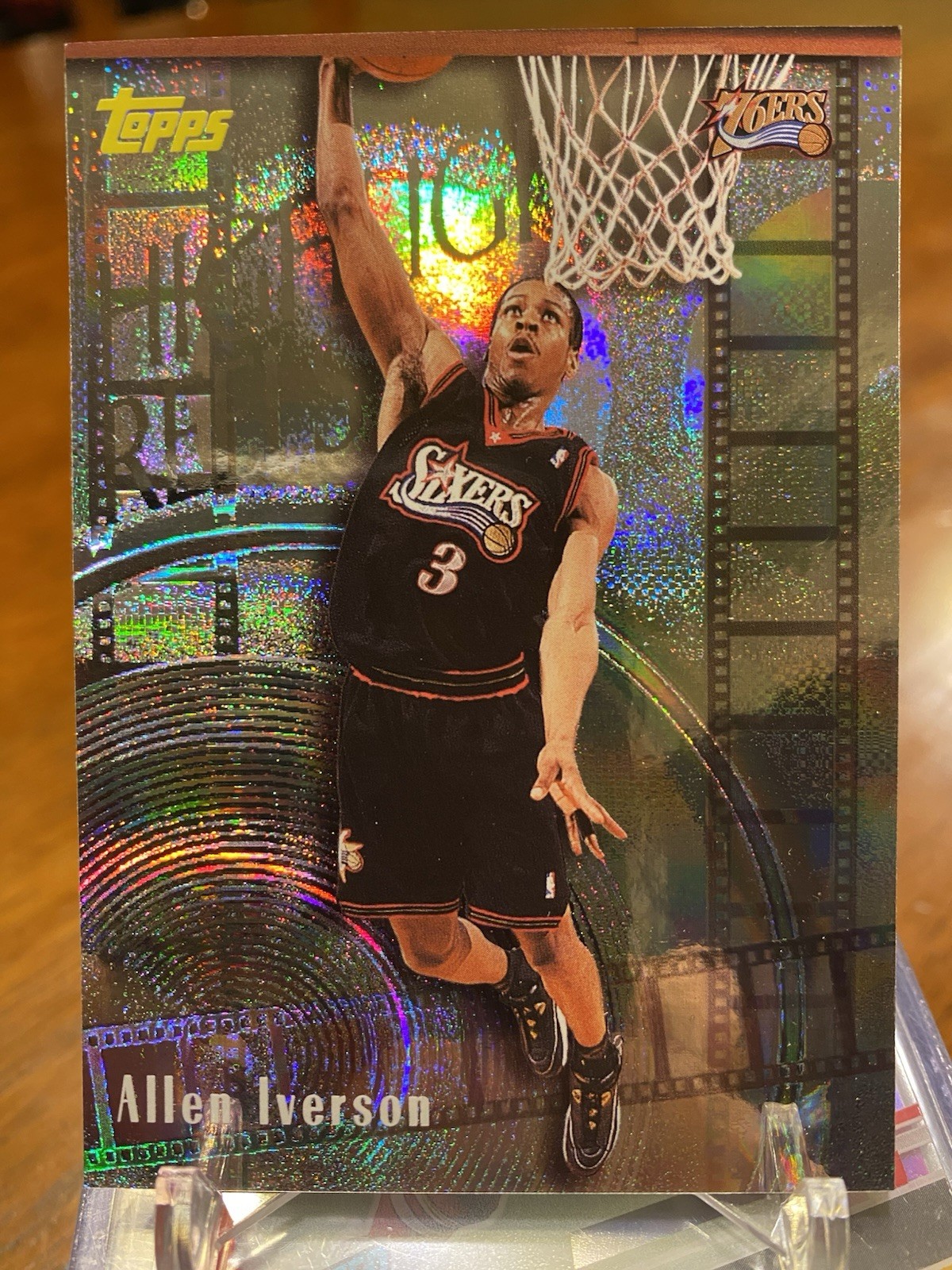 1999-00 Topps Chrome - Highlight Reels Allen Iverson #HR6 Refractor