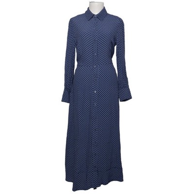 Marks & Spencer, Blusenkleid, Größe: 34, Blau/Schwarz, Viskose, Gepunktet #u2A