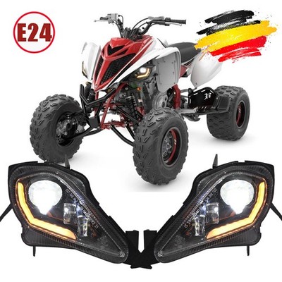 LED Scheinwerfer für Yamaha Raptor YFM700/350/250R/YFZ450R/X Wolverine 450/350