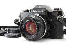 NEAR MINT w/Strap Nikon Nikomat EL 35mm SLR Film Camera 50mm f1.4 Lens JAPAN