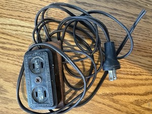 Vintage Electric Outlet A Must For Your Restoration Project. Sold As Is.
