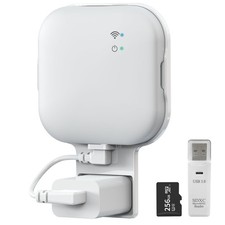 256GB MicroSD Card and Wall Mount for Sync Module XR, with USBC Cable