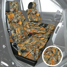 For Chevy Astro 01-02 TrueTimber 1st Row MC2 Blaze Camo Custom Seat Covers