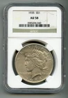 1935 Peace Silver Dollar NGC AU 58