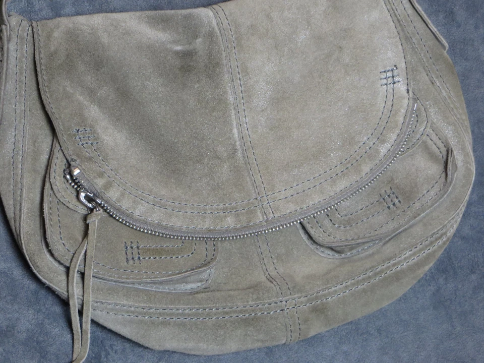 Liebeskind Berlin Shoulder Bag Womens Large Suede Adjustable Strap Boho Purse - Image 2 of 4