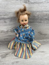 1964 9” IDEAL TOY Blue Eyes Open And Close #BW9 Plastic Doll