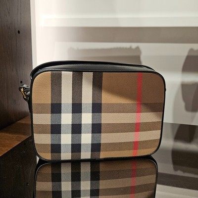[Neu] Burberry LL LG Camera Crossbody Tasche   Schwarz   Roermond