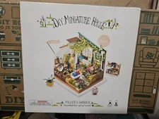 Robotime DIY Miniature Dollhouse Kit With Furniture Sets Miller’s Garden