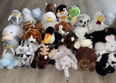 Ganz Webkinz Lot Of 25 Plush Stuffed Animals NO CODES Great Condition
