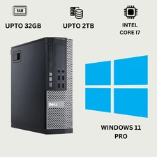 Dell OptiPlex i7 SFF Desktop | Up to 32GB RAM | 2TB SSD | Windows 11 Pro | Wi-Fi