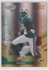 2007 Score Select Rookie Gold Zone 22/50 Ted Ginn Jr Ted Ginn #385 0b2