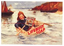 Lifebuoy Soap. Postcard not posted