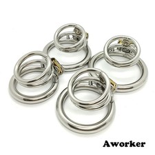 New Stainless Steel Chastity Cage Sissy CB Lock Abstinence Cage Chastity Device