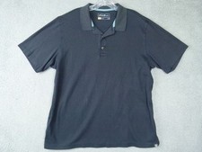 Eddie Bauer Mens Size L Gray Travex Short Sleeve Polo Shirt
