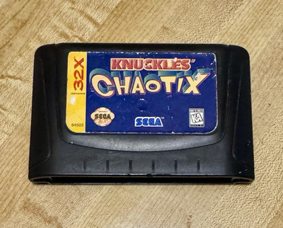 SEGA Knuckles' Chaotix Sega Genesis 32X Cartridge KA NTSC-U/C