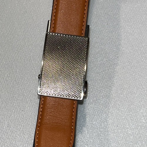 Nexbelt Work Or golf belt Navy Blue & Orange, Ratchet Belt Silver Buckle - Picture 8 of 9