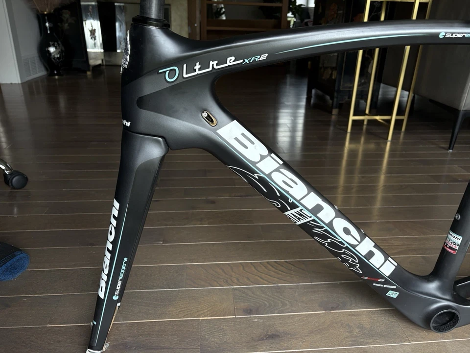 JUEGO DE CUADRO/CABEZAL TIJA DE SILLÍN BICICLETA FRENO LLANTA Bianchi Oltre XR2 Superleggera XR2 Foto 3 de 4