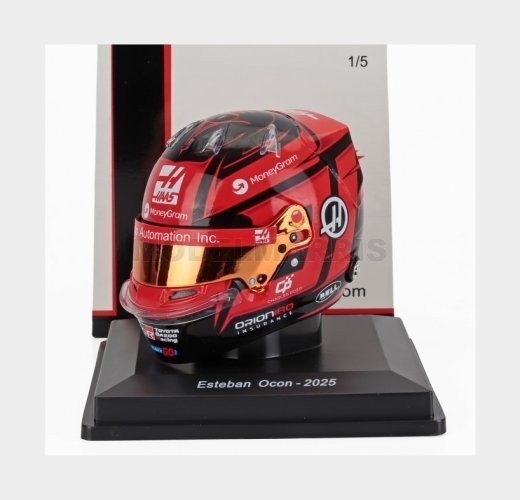 Spark-Model 5HF184 Bell Helm - Helm F1 Esteban Ocon Team Moneygram HAA-image