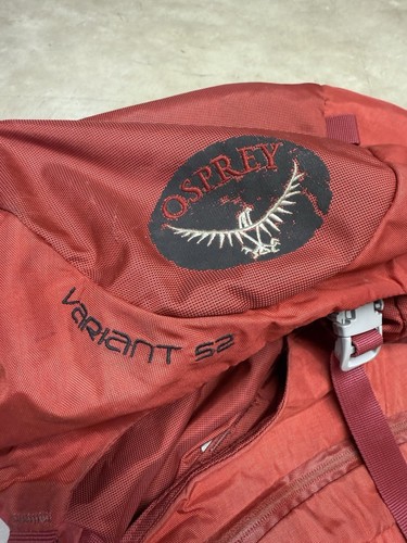 Osprey Variant 52 rot Innenrahmen Wandern Camping Reiserucksack Outdoor - Bild 3 von 5