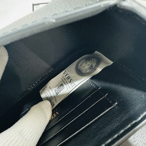 Versace La Medusa Mini Black Crossbody Top Handle Shoulder Bag NWT $1675 - Picture 11 of 16