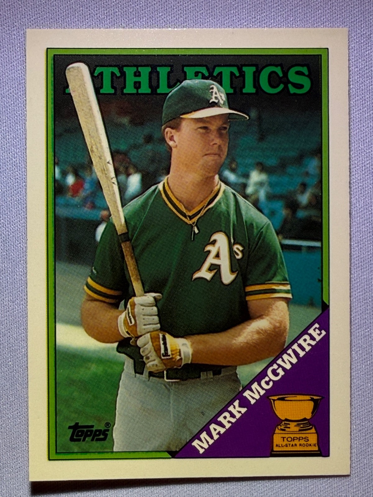 🔥 1988 Topps Tiffany - All-Star Rookie MARK MCGWIRE #580 