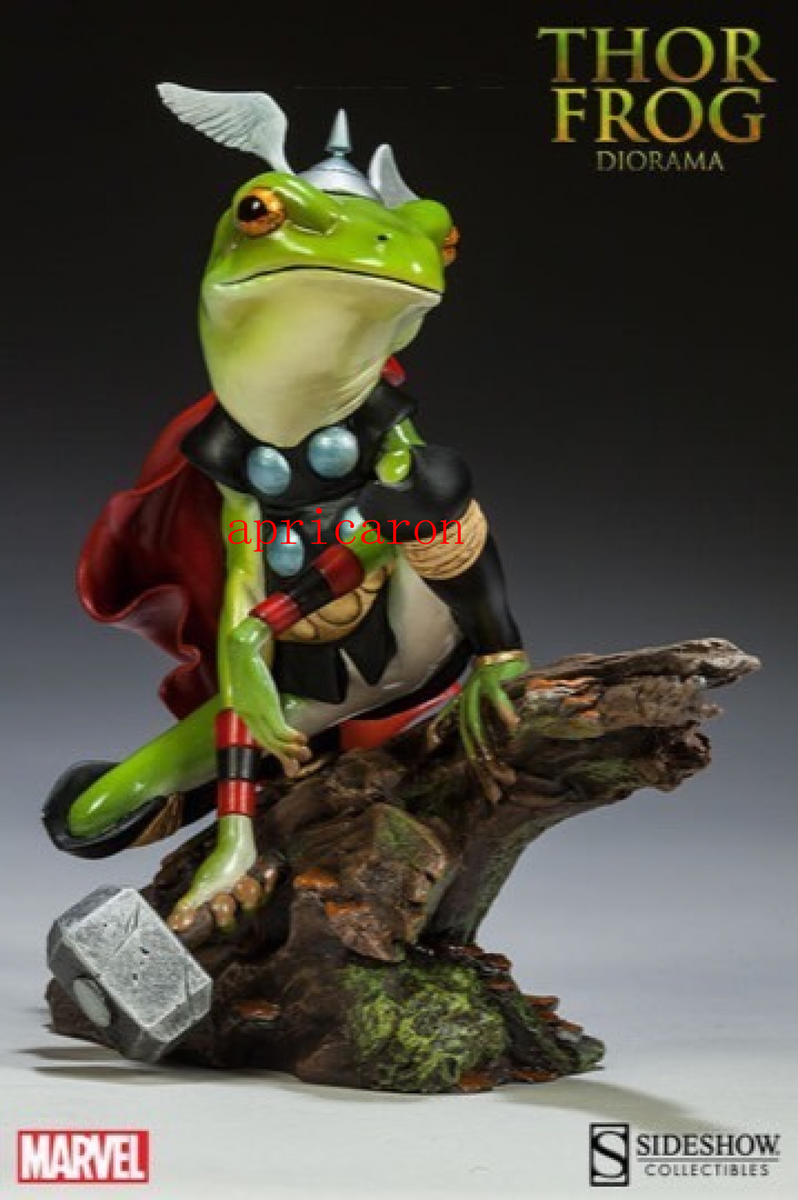 Sideshow Thor Frog Diorama Statue Figure Resin Model Collectible